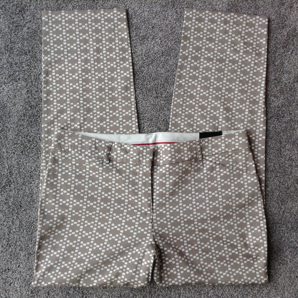 ⭐ZAC & RACHEL SLIM ANKLE SLACKS in Taupe, size 10 - NWT⭐